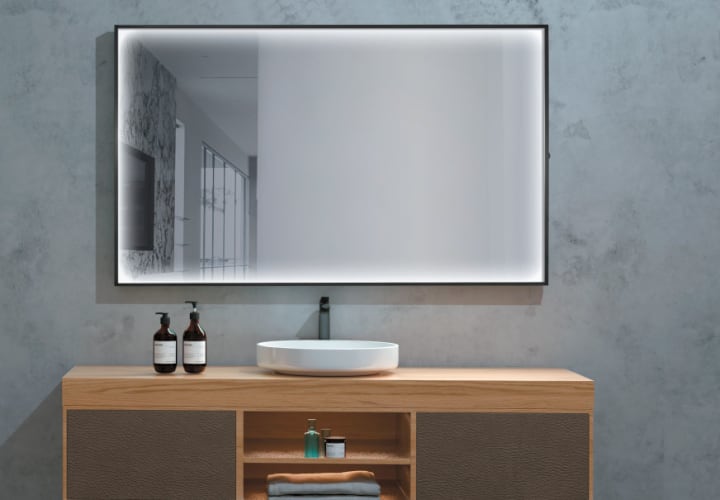 Miroir de salle de bains avec éclairage LED Ability Ledimex principal 1