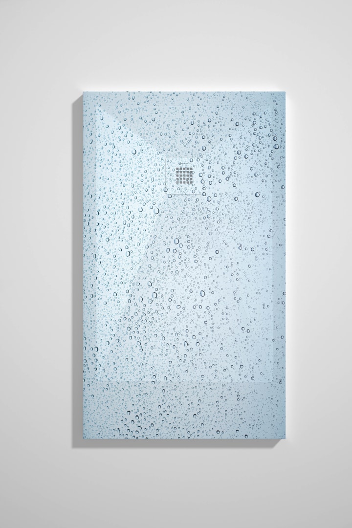 Receveurs de douche en résine décorés Design 3D Bleu Bruntec option 9