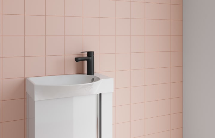 Ensemble complet de meubles de salle de bains à profondeur réduite 34 cm Elegance Royo détail 7