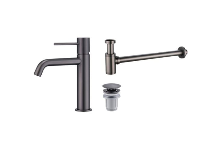 Pack Robinet de lavabo Imex Monza + bonde clic-clac + siphon rond exposé principal 4
