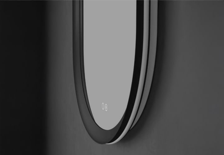 Miroir de salle de bain avec éclairage LED Milano Ledimex principal 2