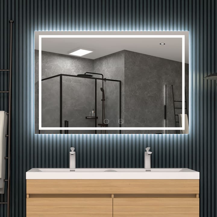 Miroir de salle de bains LED Holanda Ledimex principal 2