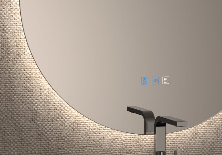 Bruntec Sun ST Miroir de salle de bain LED Sun ST détail 7