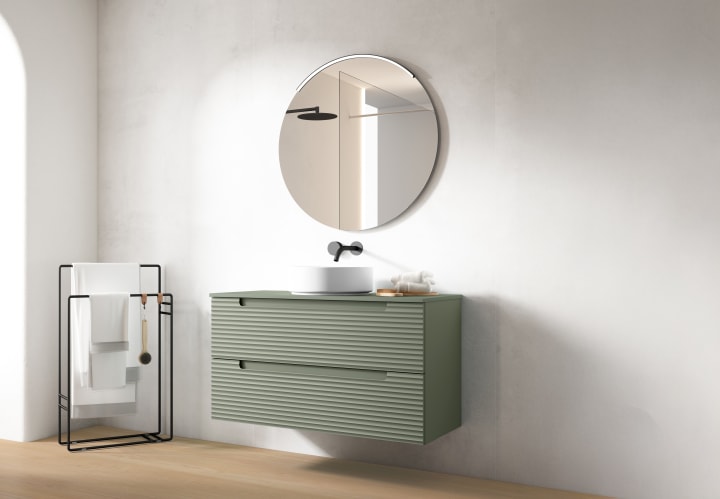 Meuble de salle de bains avec plan de toilette hydrofuge Kyoto Viso principal 7