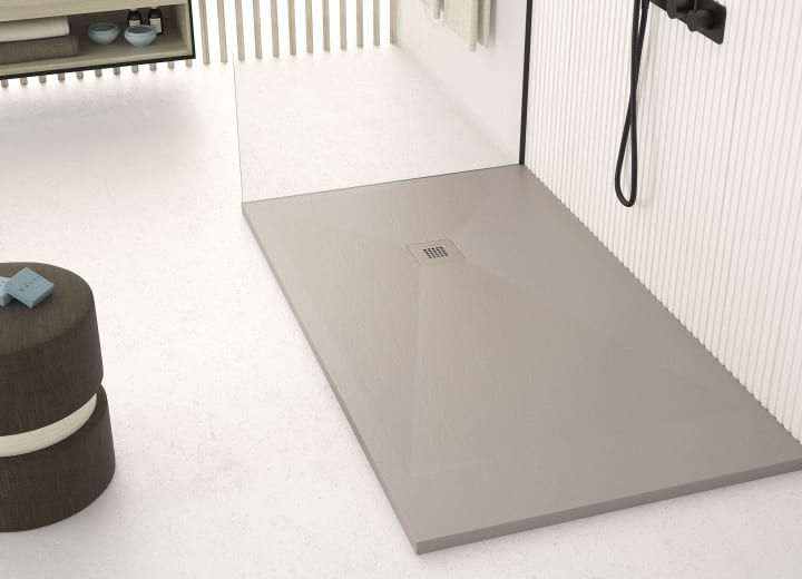 Receveur de douche en résine Design Basic Bruntec environnement 6