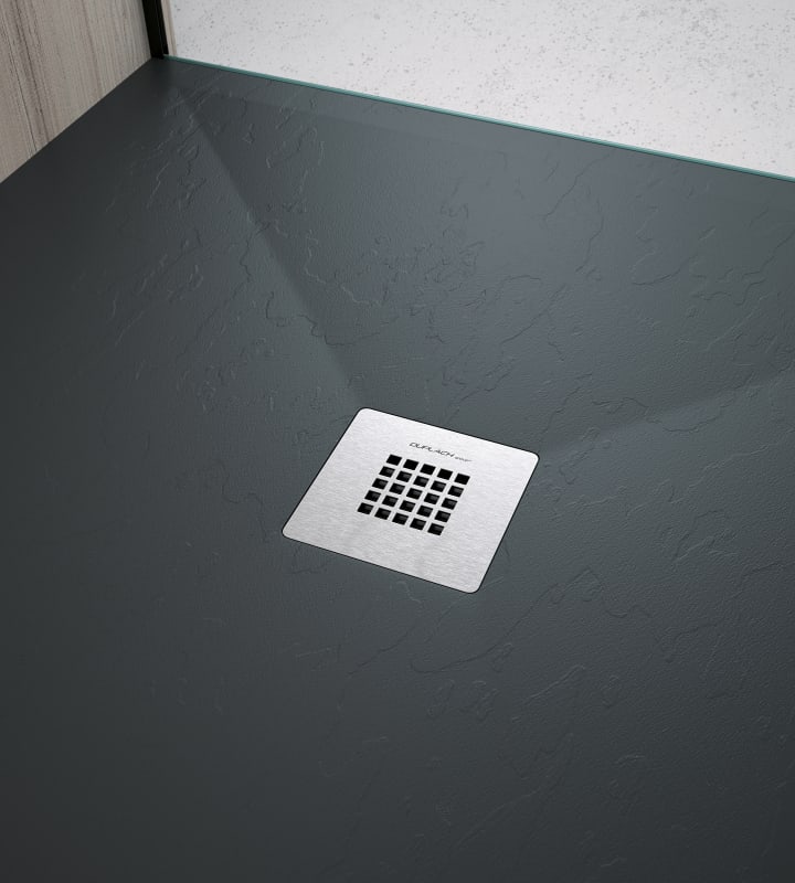 Receveur de douche en résine Design Basic Bruntec détail 2