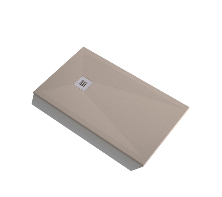 Receveur de douche en résine Design Basic Bruntec option 17
