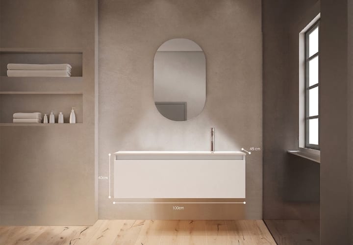 Ensemble de meubles de salle de bain Box Viso croquis 15