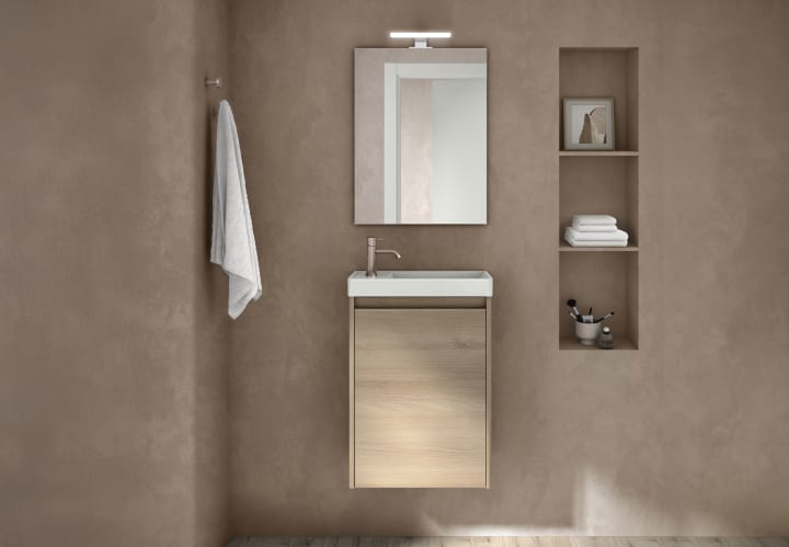 Enjoy Royo ensemble complet de meubles de salle de bain profondeur réduite 27,5 cm principal 1