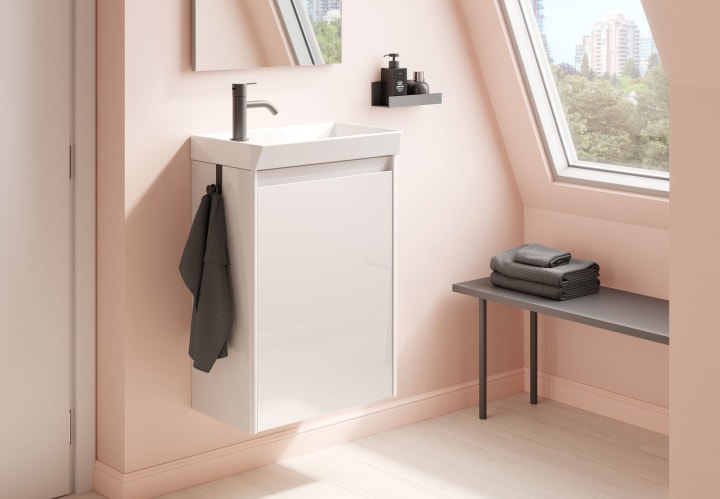 Enjoy Royo ensemble complet de meubles de salle de bain profondeur réduite 27,5 cm détail 8