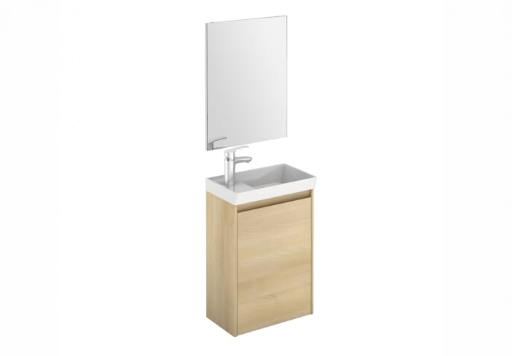 Enjoy Royo ensemble complet de meubles de salle de bain profondeur réduite 27,5 cm 3D 11