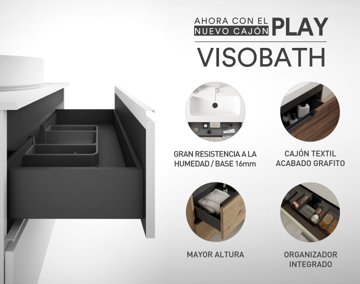 Ensemble de meubles de salle de bains Granada Visobath détail 28
