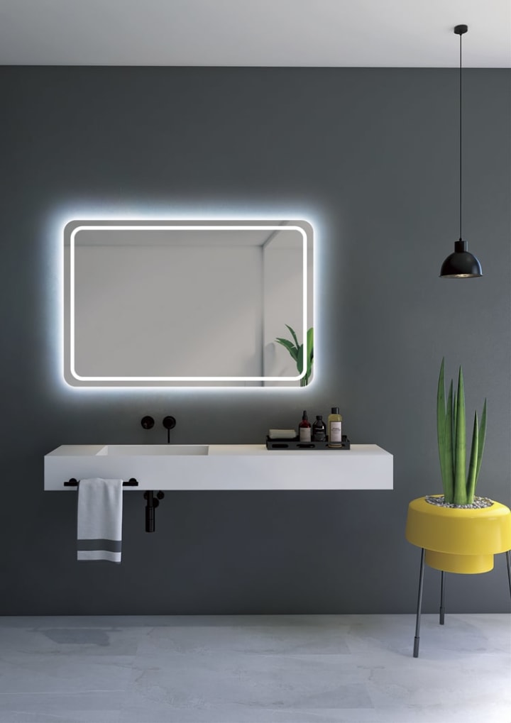 Miroir de salle de bains avec éclairage LED Austria Ledimex environnement 9