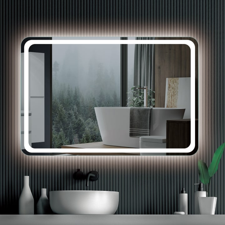 Miroir de salle de bains avec éclairage LED Austria Ledimex principal 2