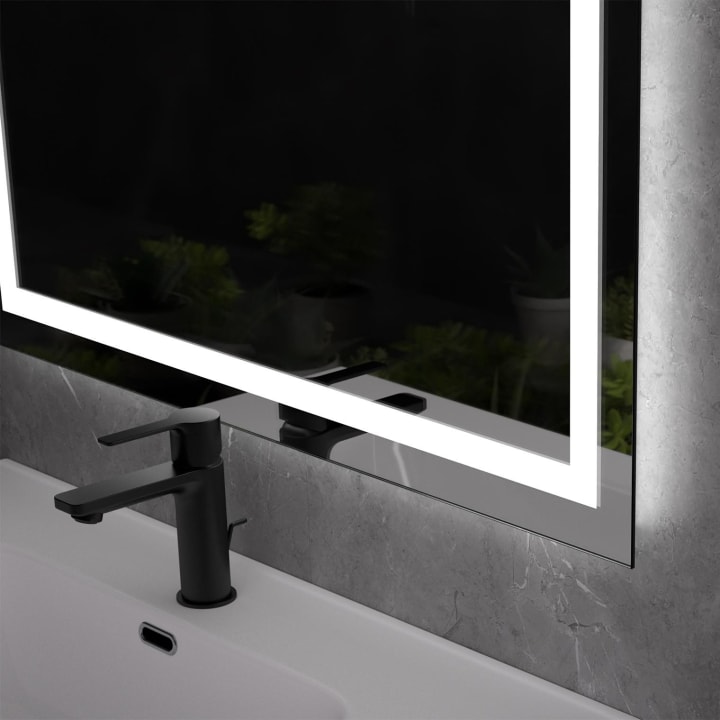 Miroir de salle de bains avec éclairage LED Cíes Eurobath détail 1