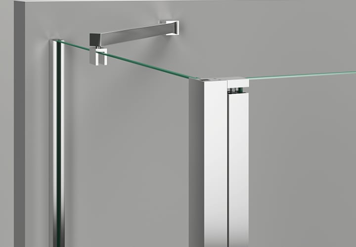 Paroi de douche Carina Bruntec sur mesure détail 2