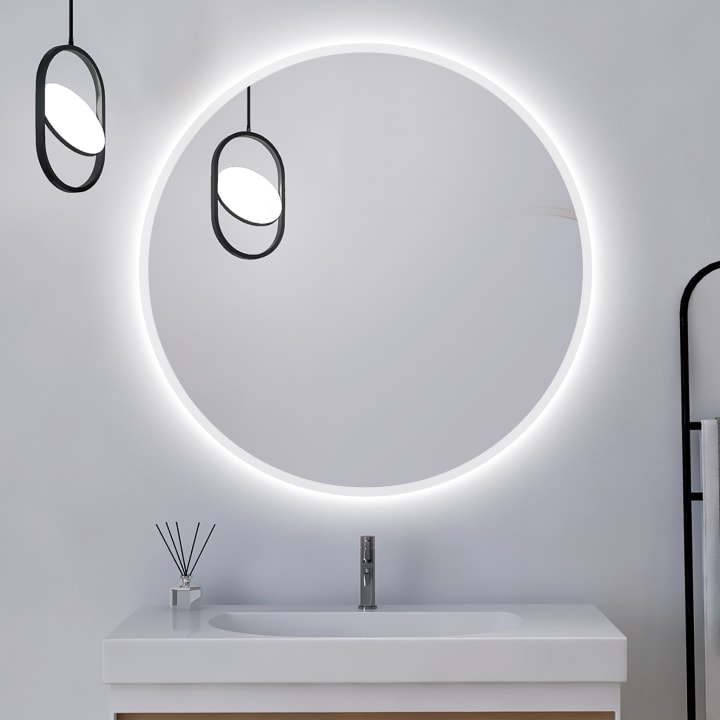 Miroir de salle de bains avec éclairage LED Bélgica Ledimex principal 3