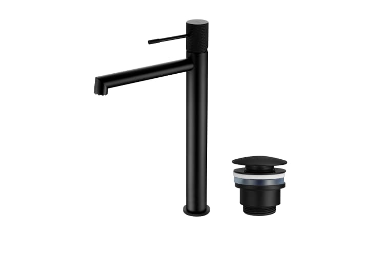 Robinet de lavabo à bec haut Line Imex + bonde click-clack Pack principal 1
