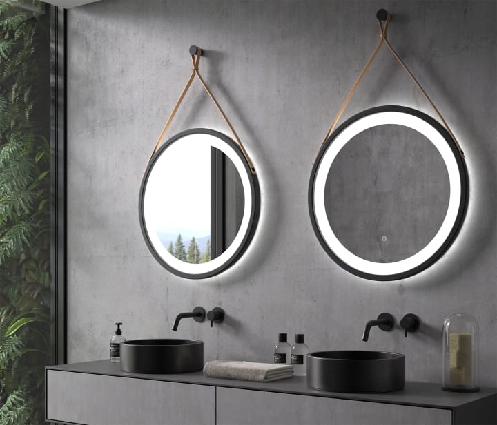 Miroir de salle de bains avec éclairage LED Phuket Eurobath principal 1