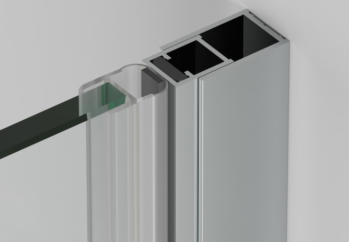 Paroi de douche Aura Bruntec détail 5