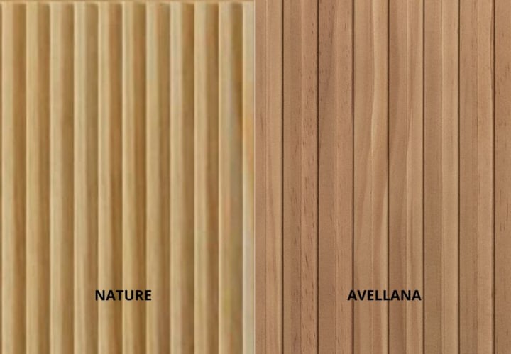 Ensemble de meubles de salle de bains en bois massif avec côtés Alpes 19 Bruntec détail 3