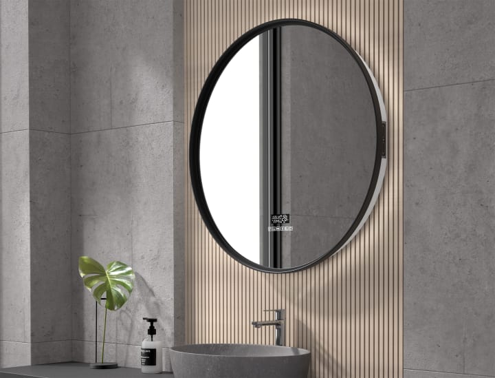 Miroir de salle de bains avec éclairage LED Bequia Eurobath principal 1