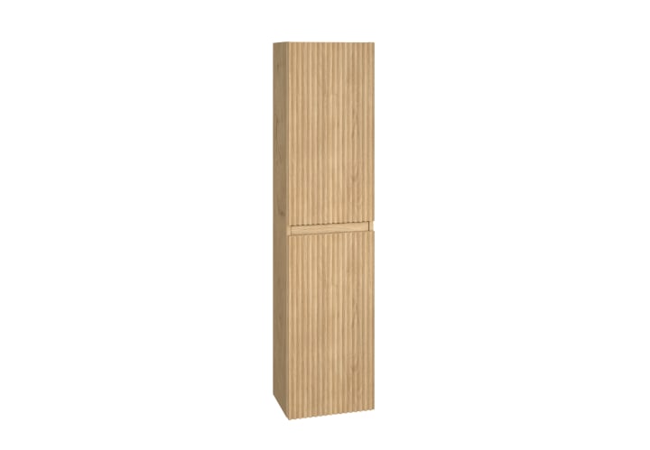Colonne de salle de bains rainurée en bois massif Alpes 5 Bruntec principal 1