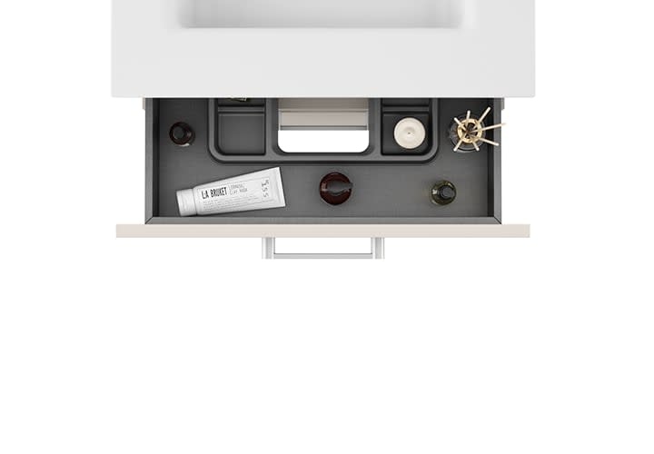 Ensemble de meubles de salle de bains supendu avec lavabo Flat Verso Viso détail 7