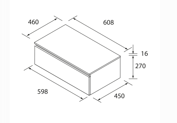 Commode Domus Salgar croquis 5
