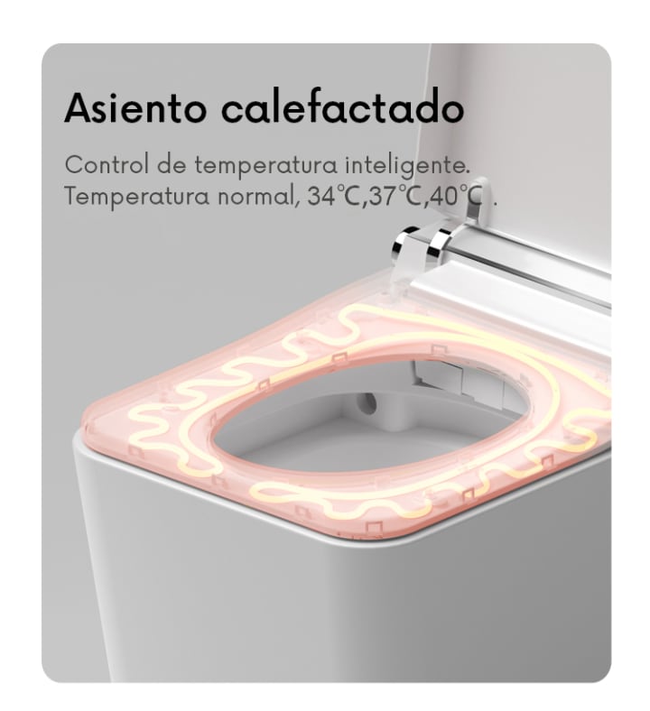 Toilette japonaise intelligente Ovian Square Nashi option 9