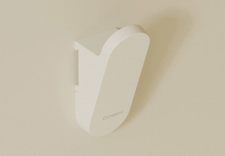 Ensemble de douche modulaire avec barre murale Alife par Cosmic détail 5