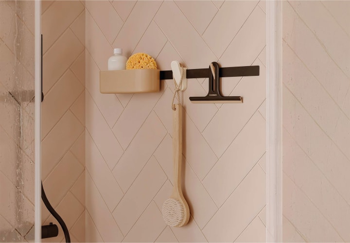 Ensemble de douche modulaire avec barre murale Alife par Cosmic principal 1
