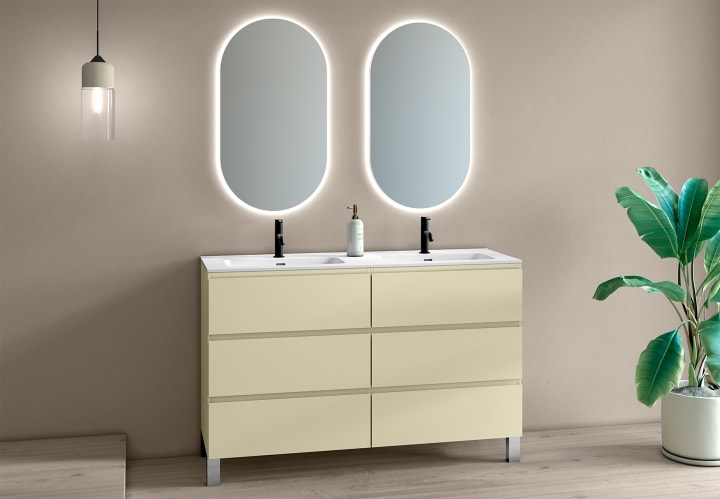 Ensemble de meubles de salle de bains Roma Bruntec principal 2