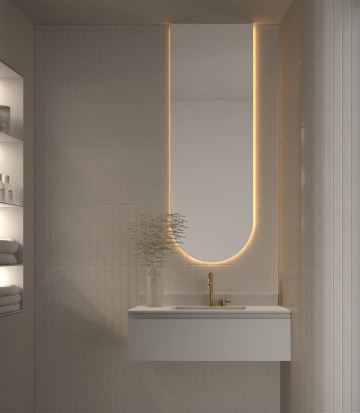 Miroir de salle de bains avec LED Mauricio Eurobath principal 1