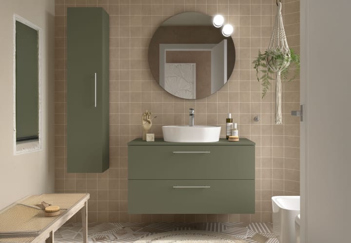 Meuble de salle de bains avec plan de toilette Silane Salgar principal 1