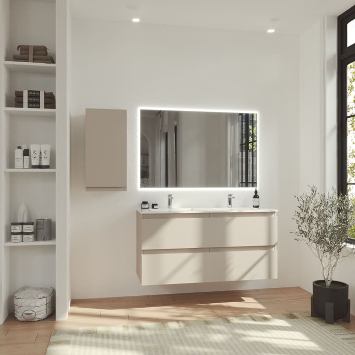 Meubles de salle de bains MDF laqués Vilma Bruntec principal 1