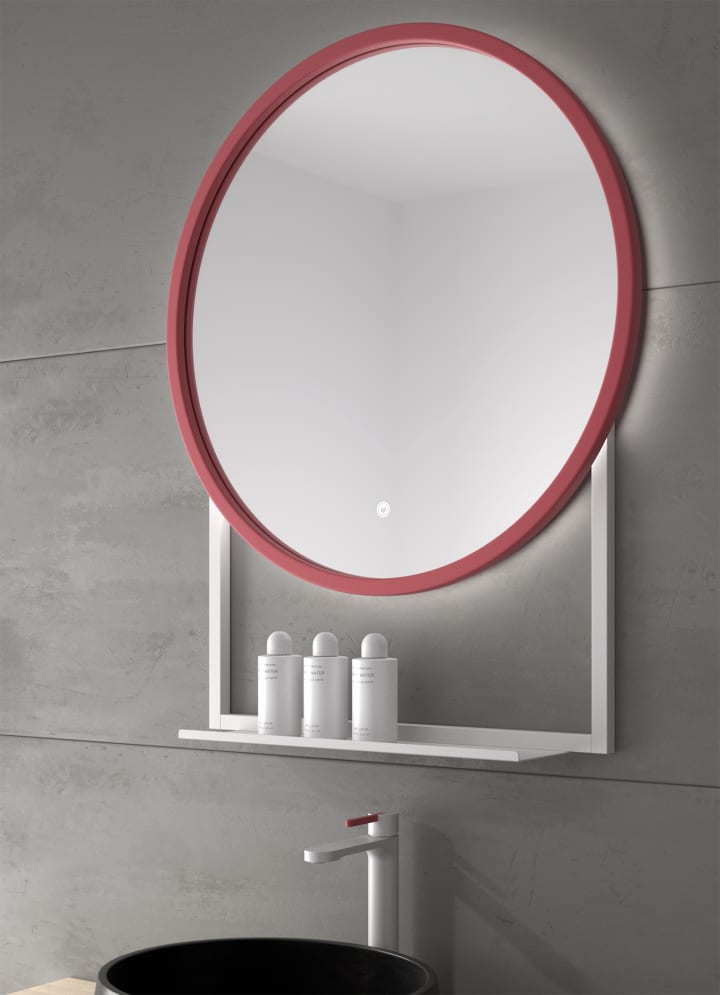 Miroir de salle de bain LED avec éclairage Hawaii Eurobath principal 1