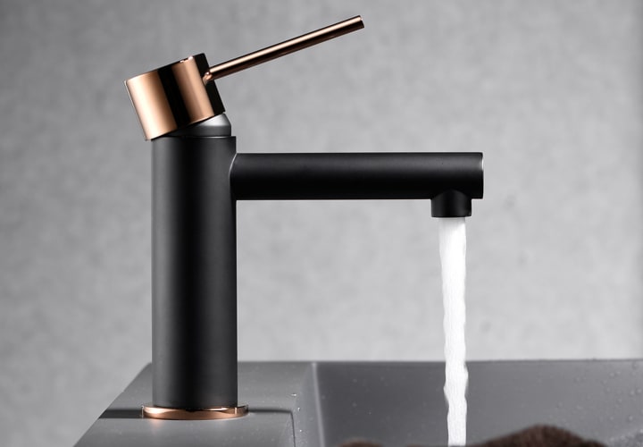 Robinet de lavabo Milos Imex + bonde click-clack environnement 6