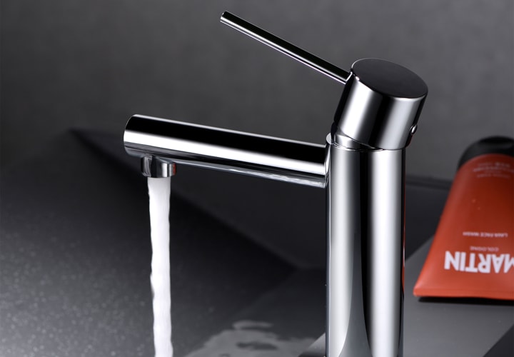 Robinet de lavabo Milos Imex + bonde click-clack environnement 9