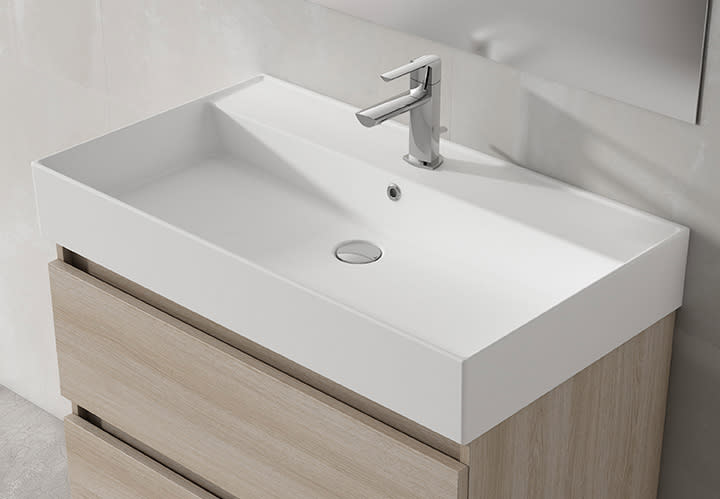 Vasque à encastrer 12 cm de haut Lila Visobath environnement 4
