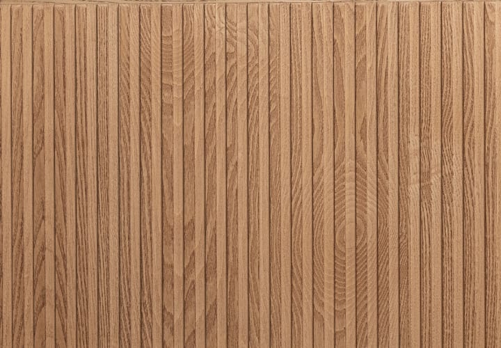 Ensemble meuble de salle de bain 100 cm en bois massif de frêne avec lavabo Solid Surface Evo Curve Bruntec détail 5