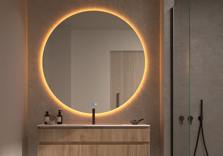 Bruntec Sun Miroir de salle de bain avec éclairage LED principal 2