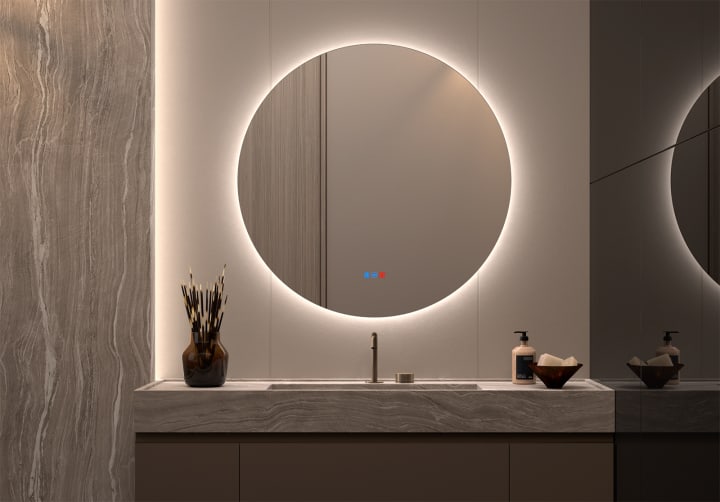 Bruntec Sun Miroir de salle de bain avec éclairage LED principal 3