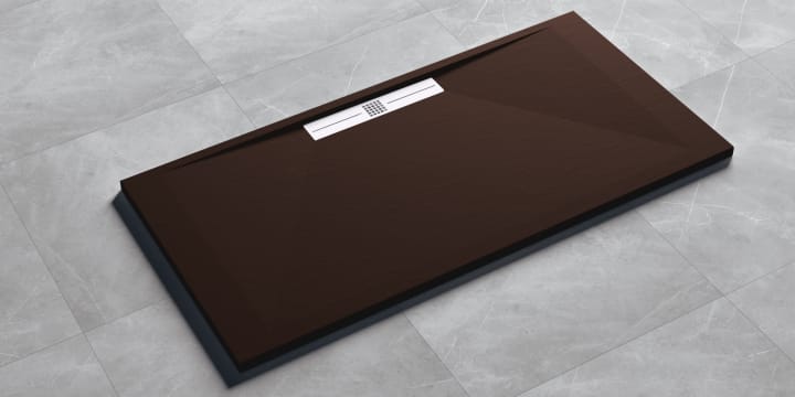 Receveur de douche en résine Design Tiden Bruntec environnement 3