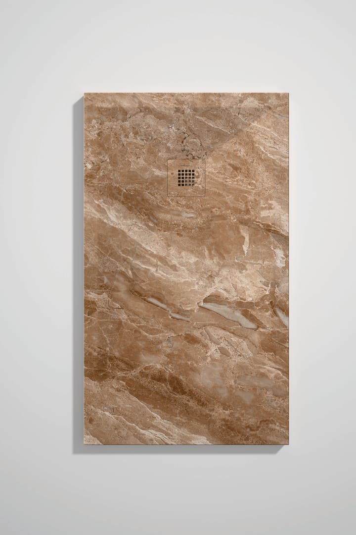 Receveurs de douche en résine décorés Stone 3D Marbre Bruntec option 21