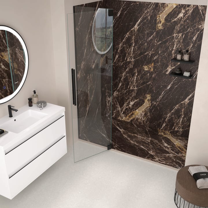 Receveurs de douche en résine décorés Stone 3D Marbre Bruntec principal 5