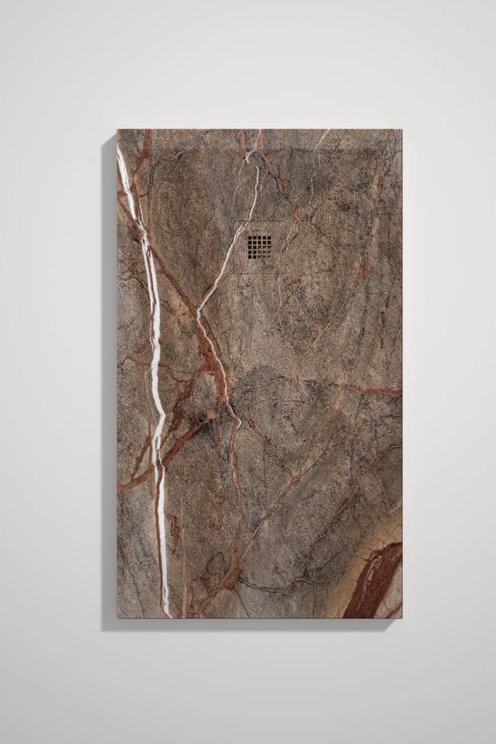 Receveurs de douche en résine décorés Stone 3D Marbre Bruntec option 23