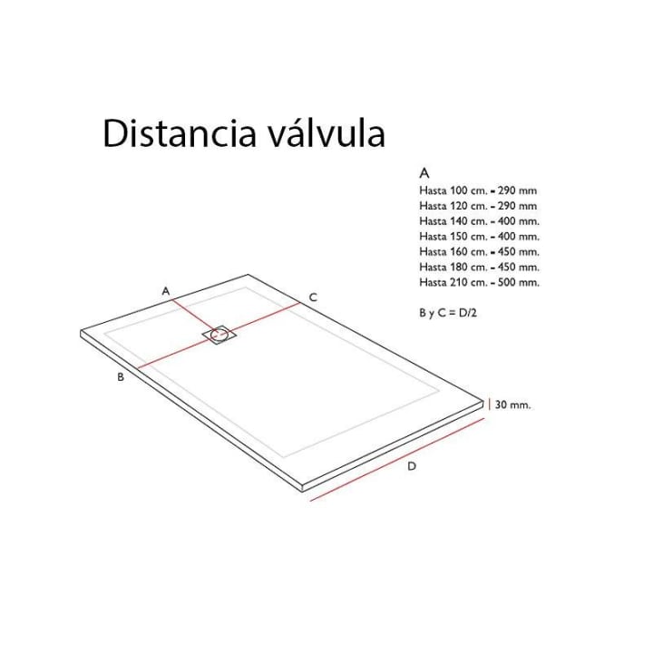 Receveurs de douche en résine décorés Stone 3D Marbre Bruntec croquis 11
