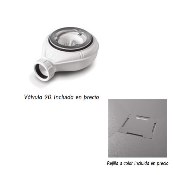 Receveurs de douche en résine décorés Stone 3D Marbre Bruntec croquis 12