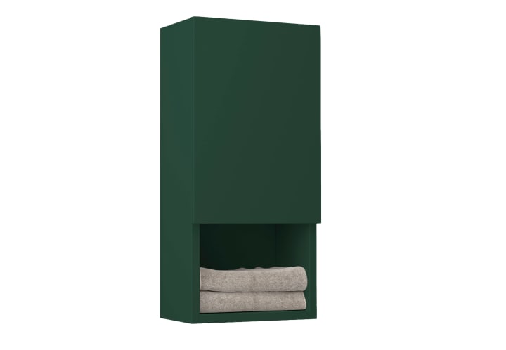 Colonne de salle de bain Lia Bruntec avec 1 porte et étagère principal 8